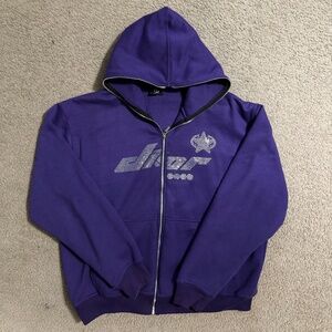 Rhinestone Full-zip | Size Large